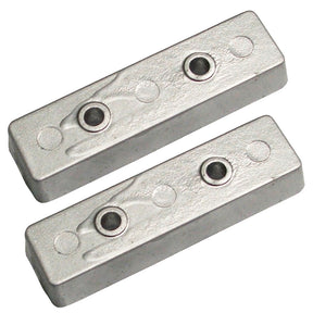Tecnoseal TECBNT Bennett Trim Tab Anode  Zinc  Pair