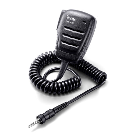 Icom HM228 Compact IPX7 Waterproof Speaker Microphone fM93D