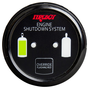 FireboyXintex Deluxe Helm Display wGauge Body LED  Color Graphics fEngine Shutdown System  Black Bezel Display
