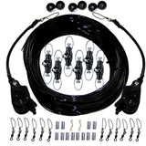 Rupp Triple Rigging Kit WLokUps  NokOuts  460 Black Mono Cord