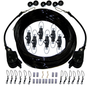 Rupp Triple Rigging Kit WLokUps  NokOuts  460 Black Mono Cord