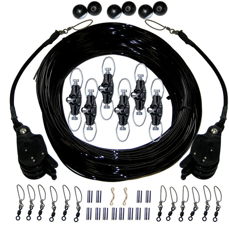 Rupp Triple Rigging Kit WLokUps  NokOuts  460 Black Mono Cord