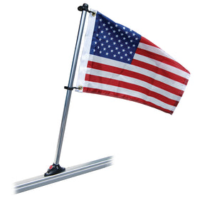 Taylor Made Pontoon 30 Flag Pole Mount  16 x 24 US Flag