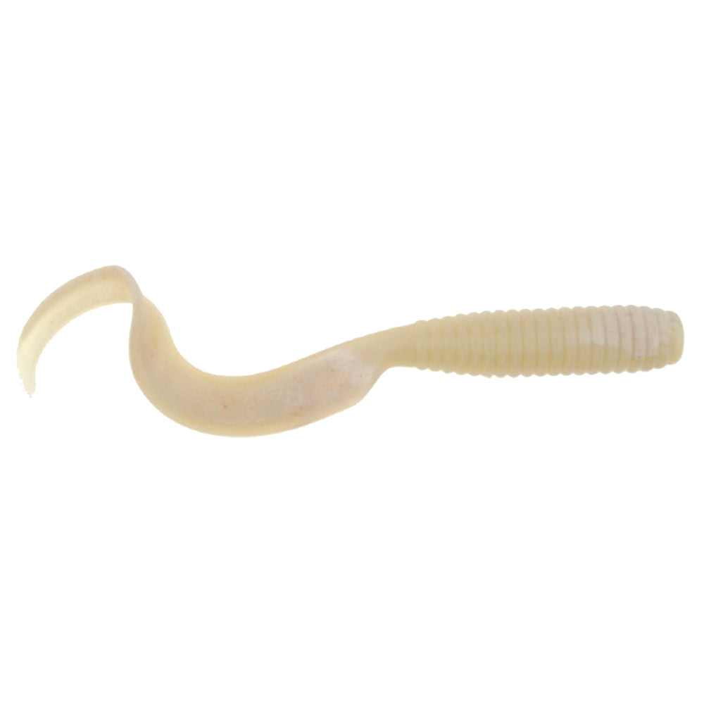 Berkley Gulp 6 Grub  White Glow