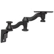 RAM Mount Vertical Double 6 Swing Arms w625 X 2 Rectangle Base  Vertical Mounting Base