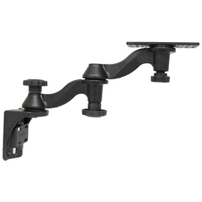RAM Mount Vertical Double 6 Swing Arms w625 X 2 Rectangle Base  Vertical Mounting Base