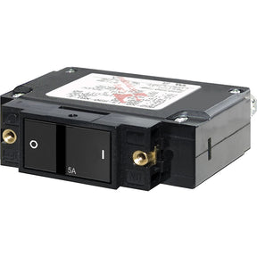 Blue Sea 7540 CSeries Flat Rocker Circuit Breaker  Single Pole  5A