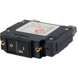 Blue Sea 7543 CSeries Flat Rocker Circuit Breaker  Single Pole  20A