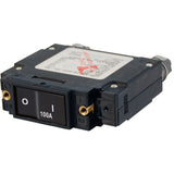 Blue Sea 7549 CSeries Flat Rocker Circuit Breaker  Single Pole  100A