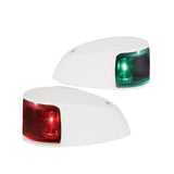 Hella Marine NaviLED Deck Mount Port  Starboard Pair  2nm  Colored LensWhite Housing