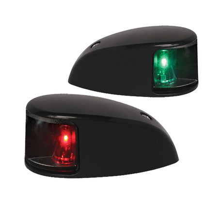 Hella Marine NaviLED Deck Mount Port  Starboard Pair  2nm  Clear LensBlack Housing