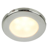 Hella Marine EuroLED 75 3 Round Screw Mount Down Light  Warm White LED  Stainless Steel Rim  24V