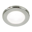 Hella Marine EuroLED 75 3 Round Screw Mount Down Light  White LED  Stainless Steel Rim  24V