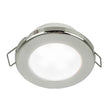 Hella Marine EuroLED 75 3 Round Spring Mount Down Light  White LED  Stainless Steel Rim  12V