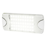 Hella Marine DuraLED 50 Low Profile InteriorExterior Lamp  White LED Spreader Beam