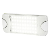 Hella Marine DuraLED 50 Low Profile InteriorExterior Lamp  Wide White Spreader Beam