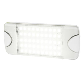 Hella Marine DuraLED 50 Low Profile InteriorExterior Lamp  Wide White Spreader Beam