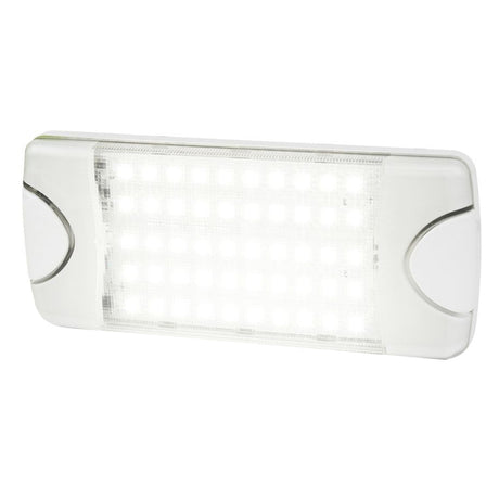 Hella Marine DuraLED 50 Low Profile InteriorExterior Lamp  Wide White Spreader Beam