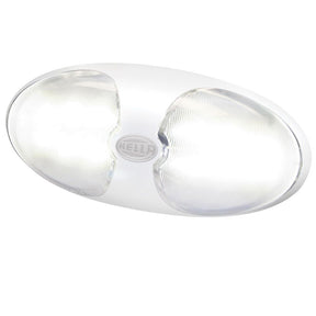 Hella Marine DuraLED 12 InteriorExterior Lamp  White LED  White Housing