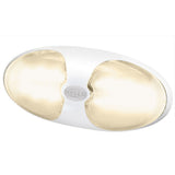 Hella Marine DuraLED 12 InteriorExterior Lamp  Warm White LED  White Housing