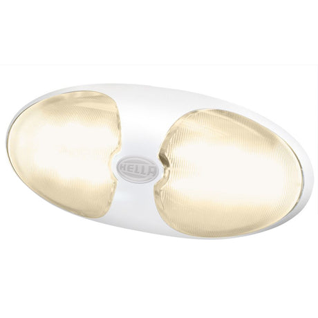 Hella Marine DuraLED 12 InteriorExterior Lamp  Warm White LED  White Housing