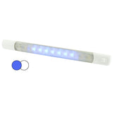 Hella Marine Surface Strip Light wSwitch  WhiteBlue LEDs  12V