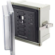 Blue Sea 3118  SMS Panel Enclosure wELCI 50A and 2 Blanks  120V AC
