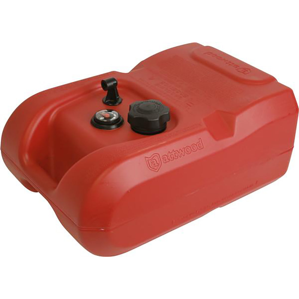 Attwood Portable Fuel Tank  6 Gallon wGauge