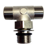 Uflex Boss Style TFitting  Nickel  ORB 6 to 38 COMP