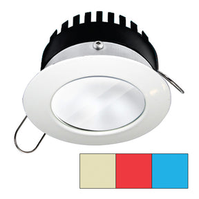 i2Systems Apeiron Pro A503  3W  Round  Warm White Red  Blue  White Finish