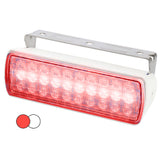 Hella Marine Sea Hawk XL Dual Color LED Floodlights  RedWhite LED  White Housing