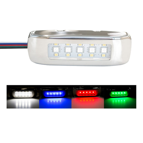 Innovative Lighting RGBW TriLite wStainless Steel Bezel