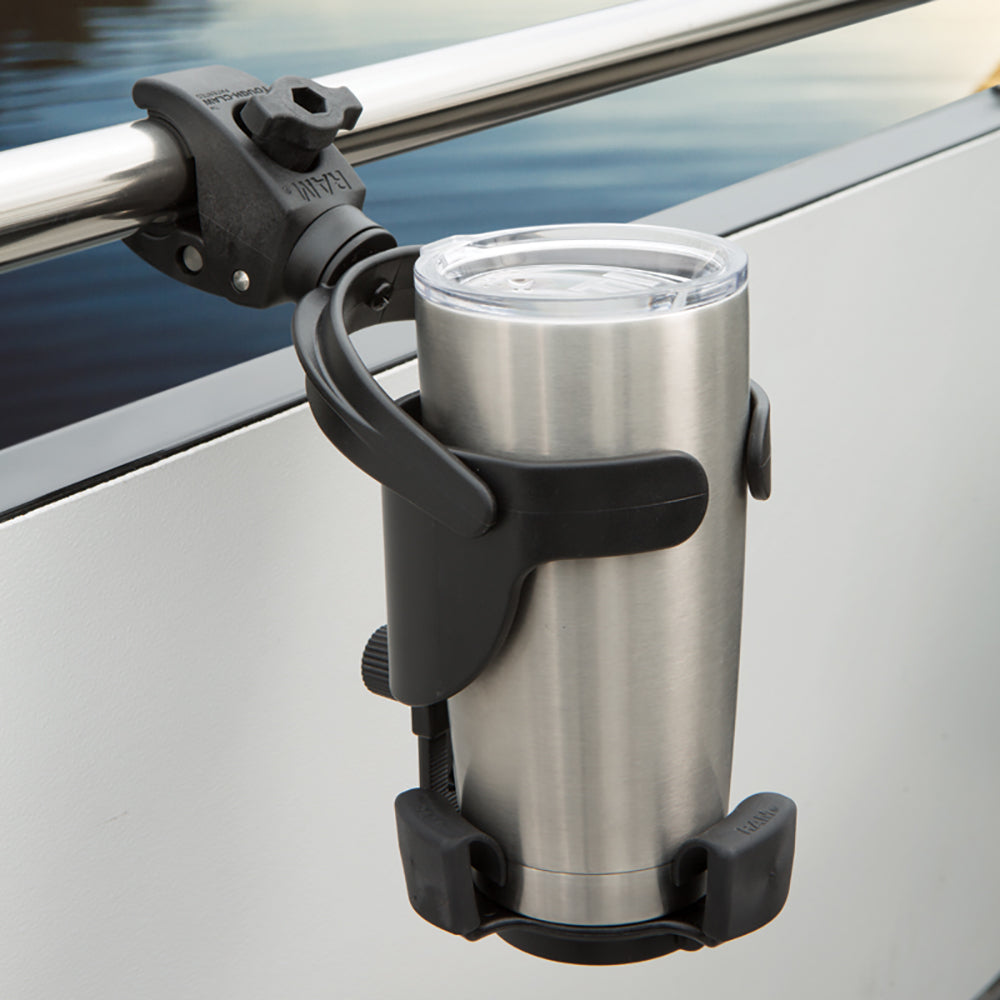 RAM Mount Level Cup XL wSmall ToughClaw