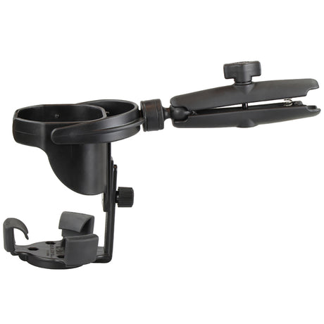 RAM Mount Level Cup XL wLong Double Socket Arm