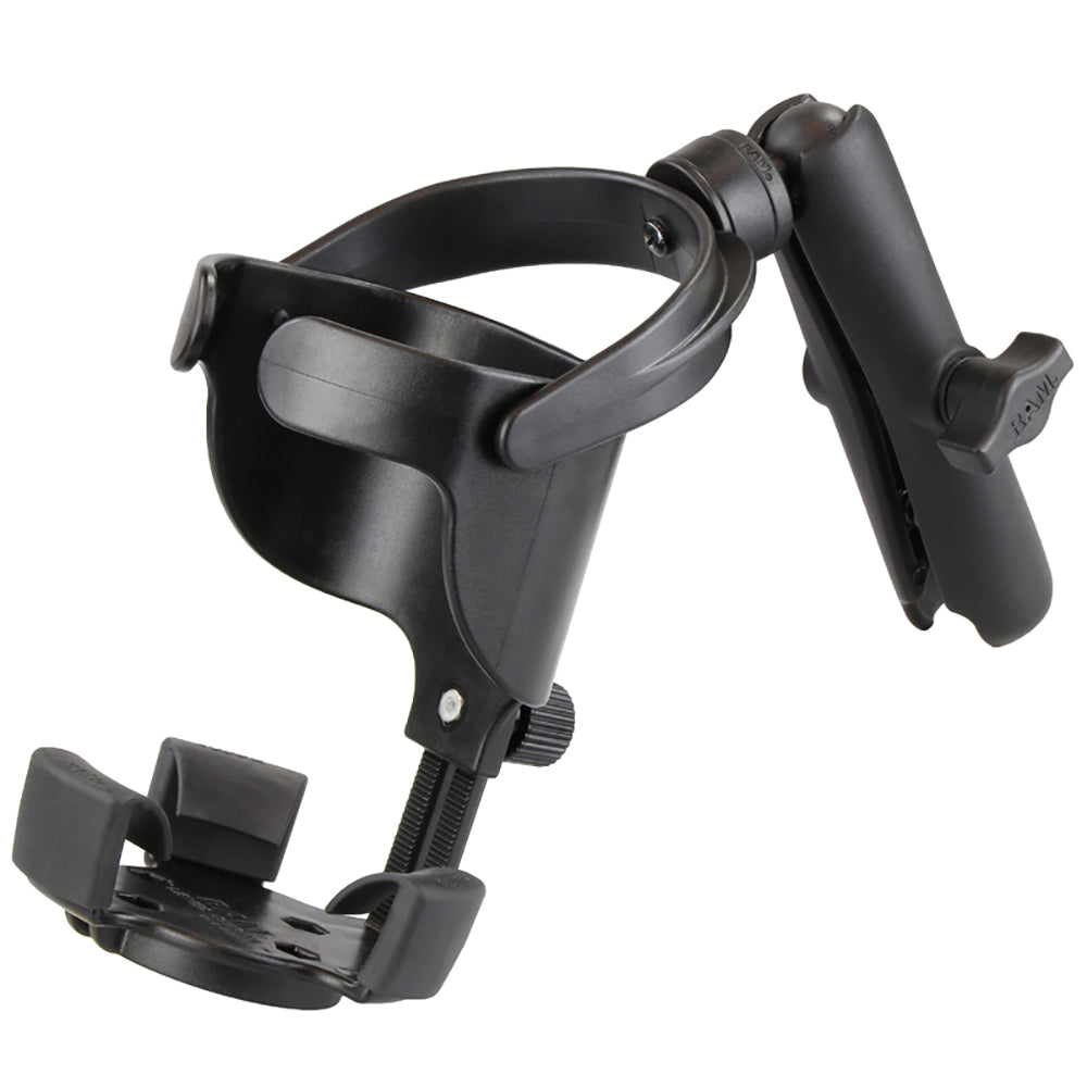 RAM Mount Level Cup XL wLong Double Socket Arm