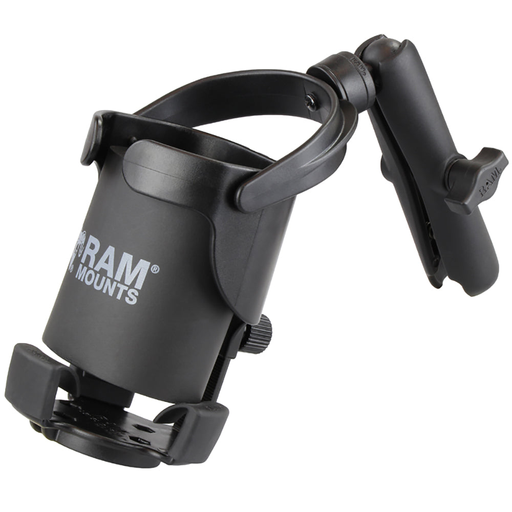 RAM Mount Level Cup XL wLong Double Socket Arm