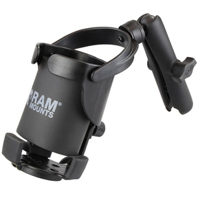 RAM Mount Level Cup XL wLong Double Socket Arm