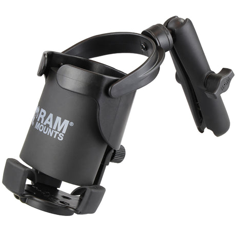 RAM Mount Level Cup XL wLong Double Socket Arm
