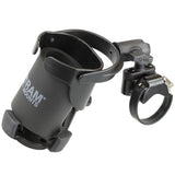 RAM Mount Level Cup XL Low Profile Mount wLarge Strap Clamp Base