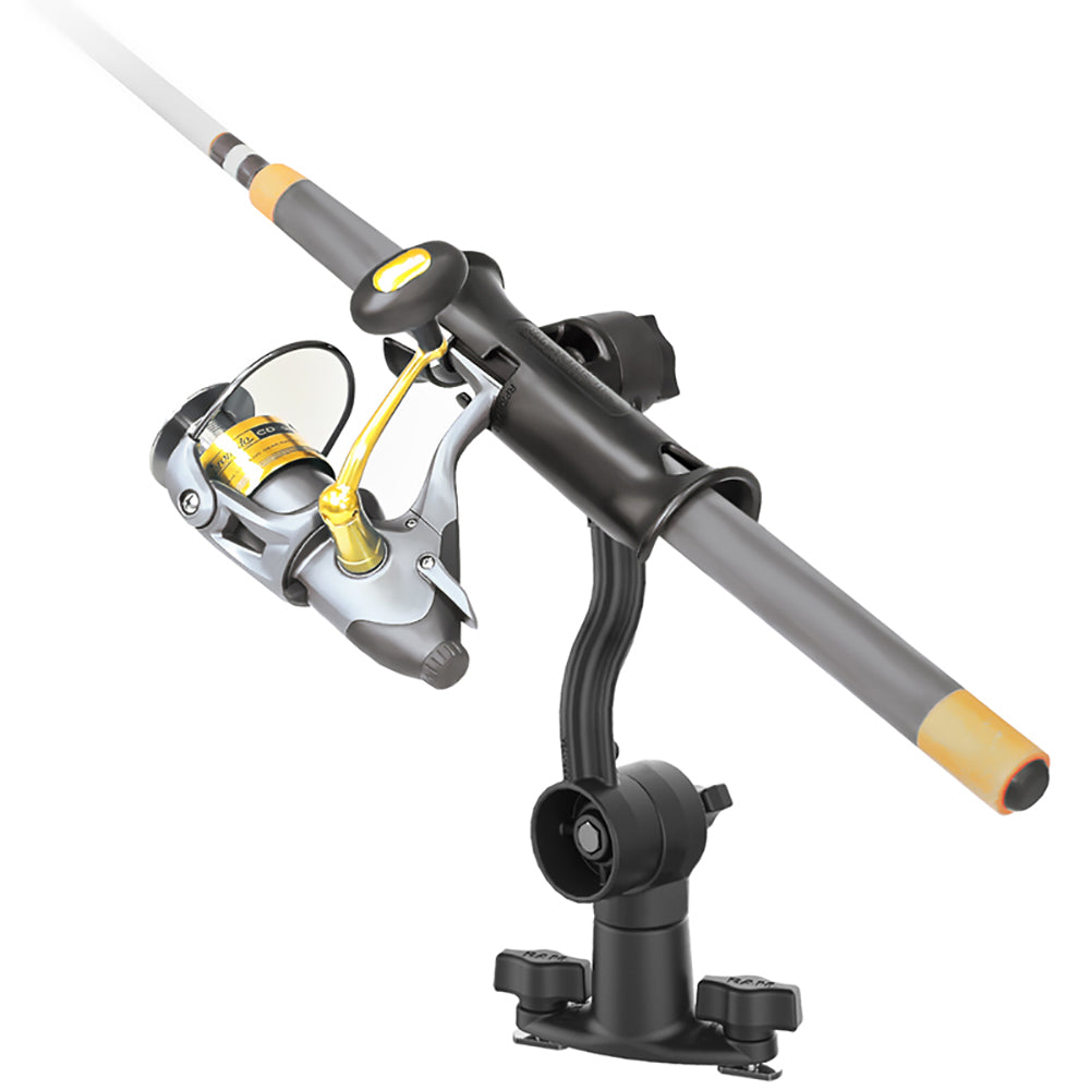 RAM Mount RAM Tube Jr Rod Holder with Spline Post Extension Arm and Track Base