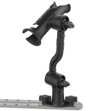 RAM Mount RAM Tube Jr Rod Holder with Spline Post Extension Arm and Track Base