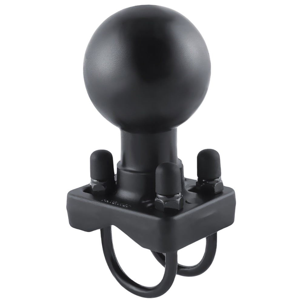 RAM Mount Double UBolt Base wD Size 225 Ball for Rails from 1 to 125 in Diameter