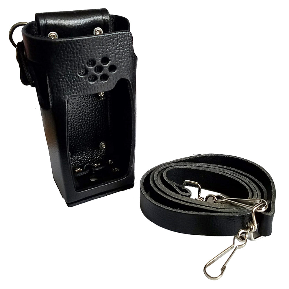 Standard Horizon Leather Case wBelt Loop  Shoulder Strap