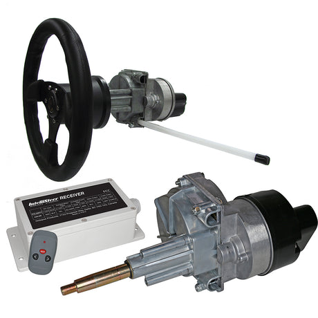 Intellisteer Type S fStraight Shaft Helms fCable Steered Boats wDash Mounted Wheel