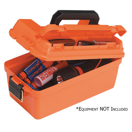 Plano Small Shallow Emergency Dry Storage Supply Box  Orange