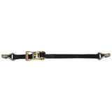 CargoBuckle Ratchet Strap TieDown wDouble JHooks  Keeper  1 x 12