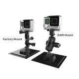 RAM Mount RAM 1 Ball Adapter for GoPro Bases with Short Arm and Action Camera Adapter