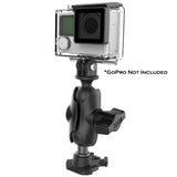 RAM Mount RAM 1 Ball Adapter for GoPro Bases with Short Arm and Action Camera Adapter