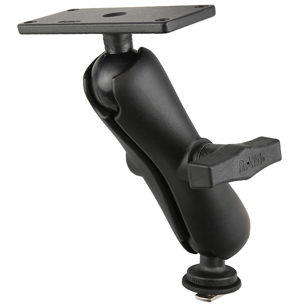 RAM Mount RAM 15 Ball Mount with Track Ball Base  2 x 4 Plate for the Humminbird Helix 7 ONLY