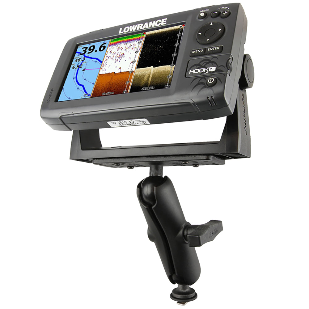 Ram Mount Marine Electronics Mount w Track Ball Base f Units Under 10 Lbs